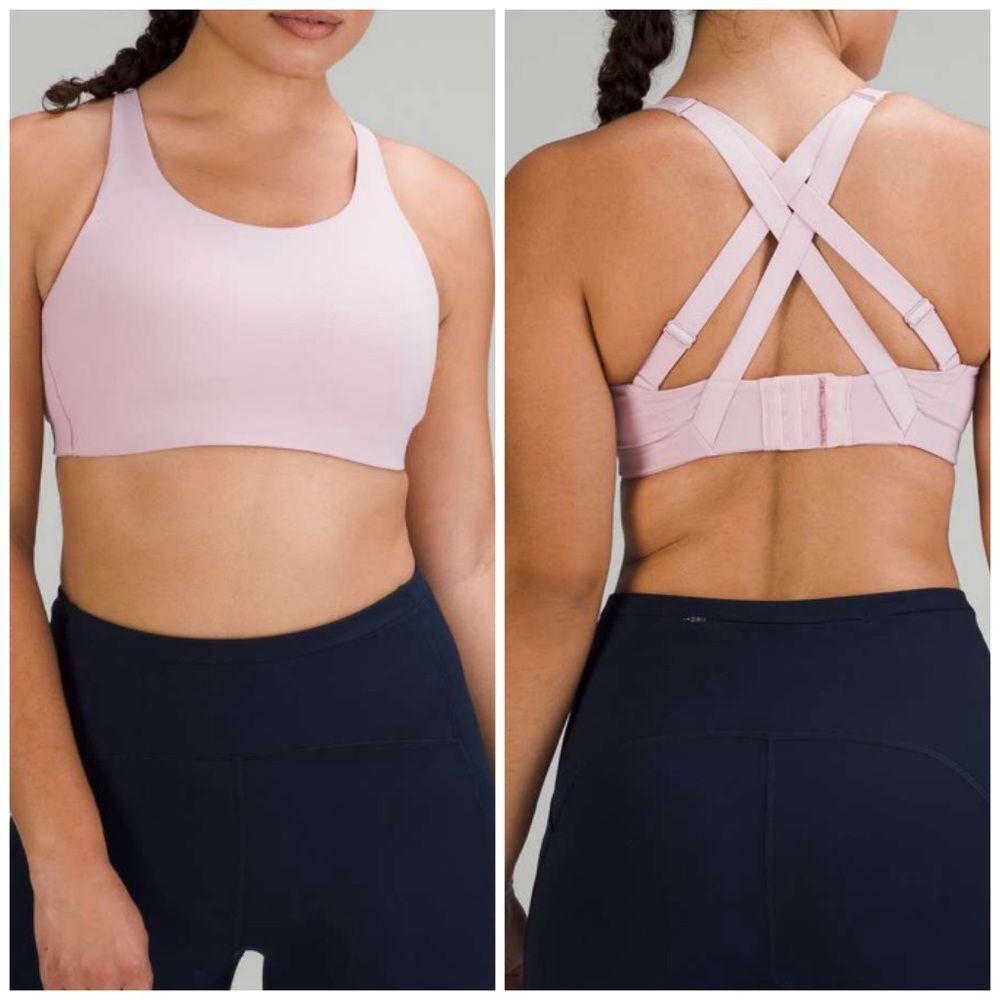 Lululemon Energy Bra High Support 34C Pink Peony NWT sports bra